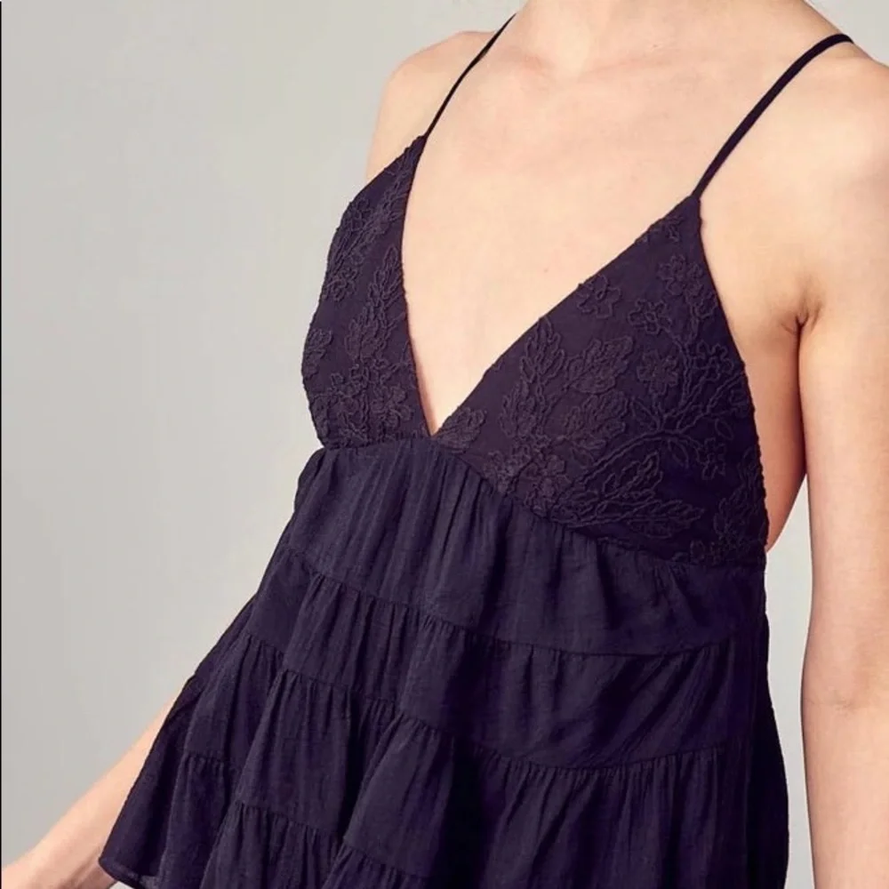 Mustard Seed Tiered Jacquard Cami NWT - Picture 5 of 5